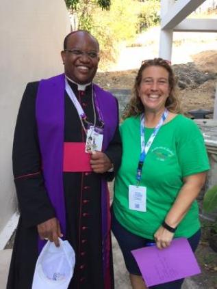 bishop from kenya with sharon